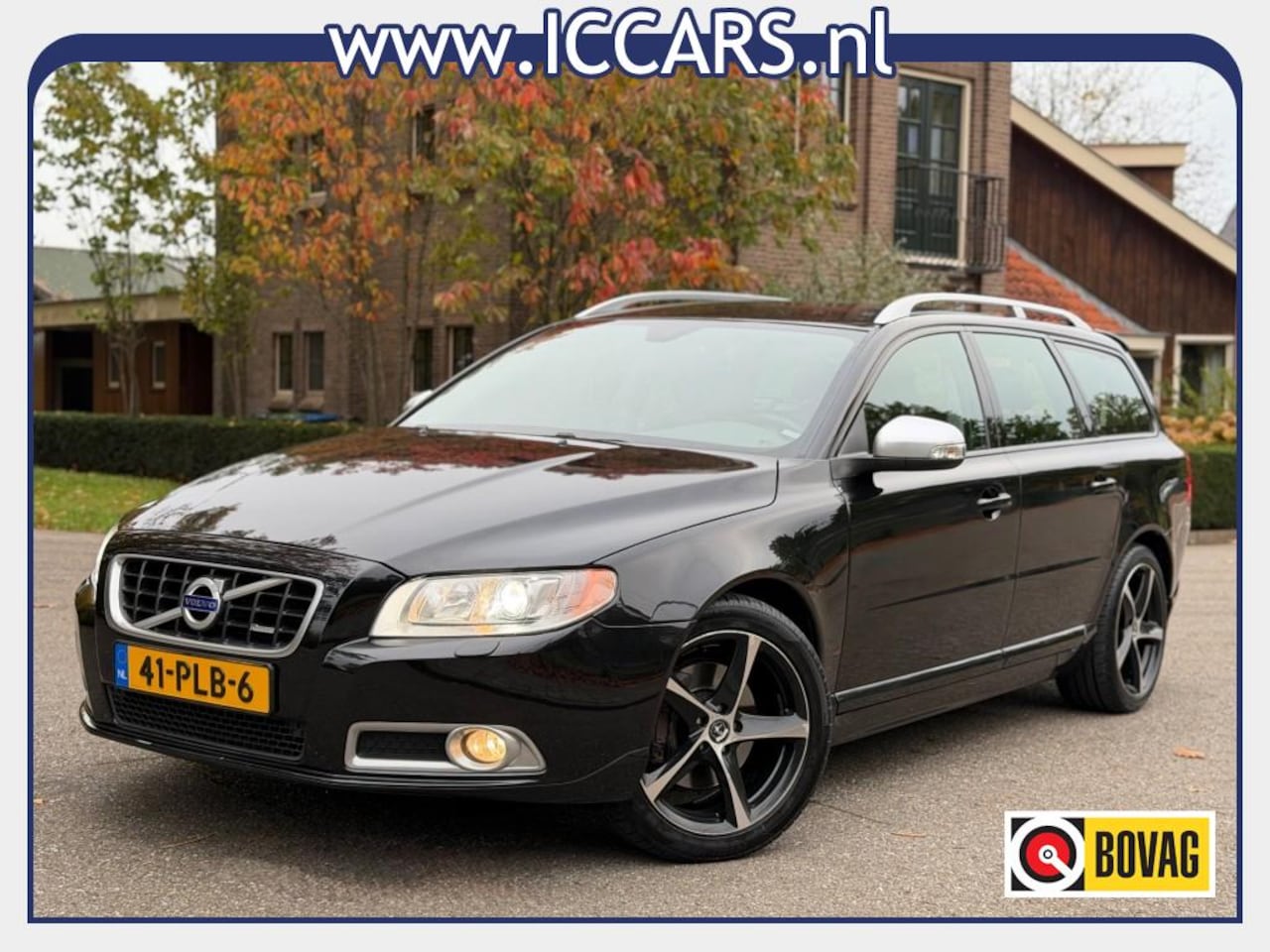Volvo V70 - 2.0T R-DESIGN Autm - Navi - Leer - Trekhaak !!! - AutoWereld.nl
