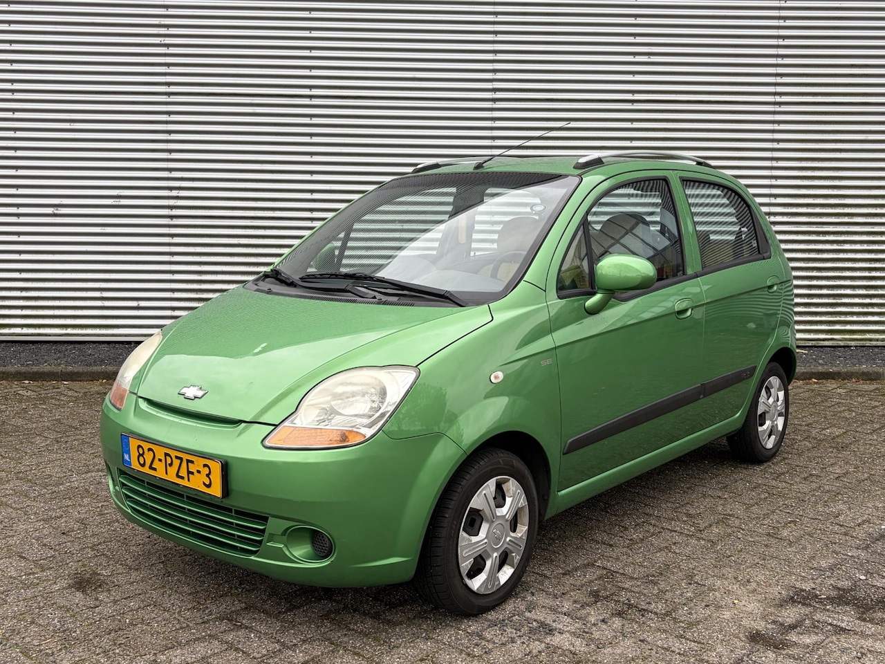 Chevrolet Matiz - 0.8 Style LEUKE ZUINIGE GROENE MATIZ AUTOMAAT, APK TOT 21-10-2027, REMBLOKJES BINNENKORT A - AutoWereld.nl