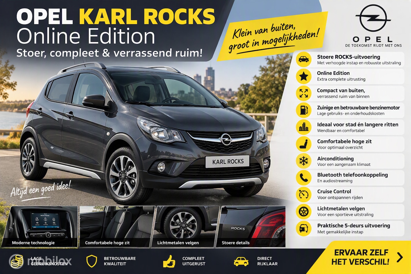 Opel Karl - 1.0 Rocks Online Edition 1.0 Rocks Online Edition - AutoWereld.nl