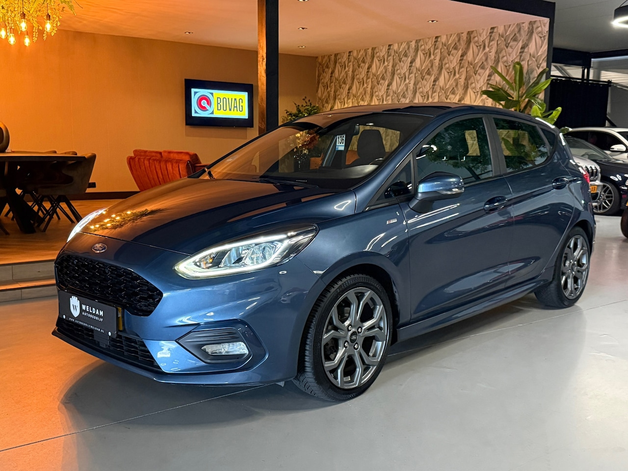 Ford Fiesta - 1.0 EcoBoost 140PK ST-Line Garantie|LED|Cruise|Lane|Keyless|Clima|DAB|PDC|Rijklaar - AutoWereld.nl