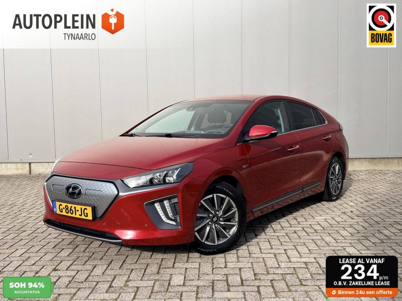 Hyundai IONIQ - Premium EV 38 kWh Carplay|Leder|Camera|Warmtepomp - AutoWereld.nl