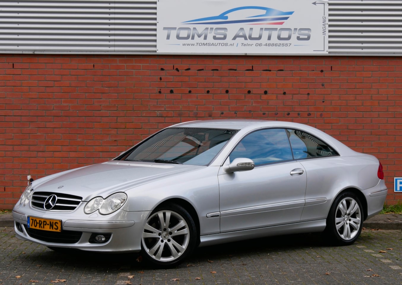 Mercedes-Benz CLK-klasse Coupé - 200 K. Avantgarde. automaat. half leder. zwarte hemel. zeer mooi - AutoWereld.nl