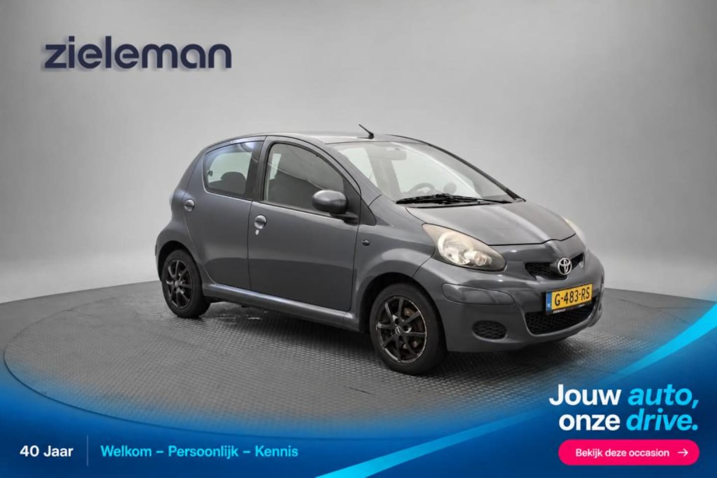 Toyota Aygo - 1.0-12V Access 5 Deurs - Airco, Toerentalmeter, Nieuwe APK! - AutoWereld.nl