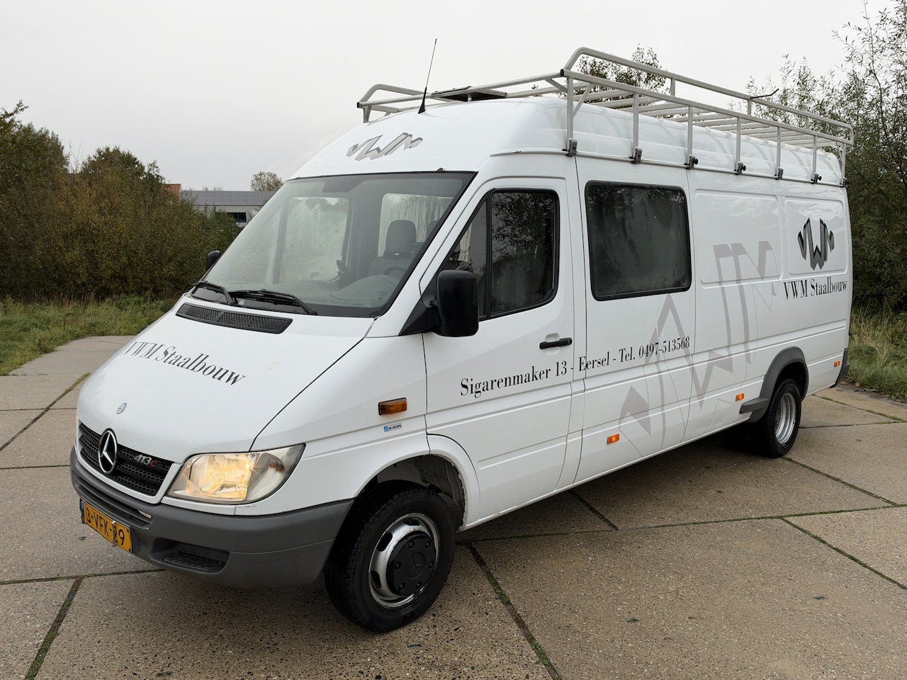 Mercedes-Benz Sprinter - 413 CDI 130pk MAXI MAXI dub. cab. 7 pers - AutoWereld.nl