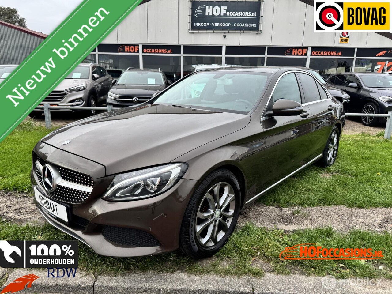 Mercedes-Benz C-klasse - 180 Avantgarde AUTOMAAT/LEDER/NAVI/CAMERA - AutoWereld.nl
