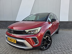 Opel Crossland - 1.2 Turbo 131pk Ultimate AUTOMAAT Panodak PDC v+a Climaat Cruise Half leder Dode hoek dete