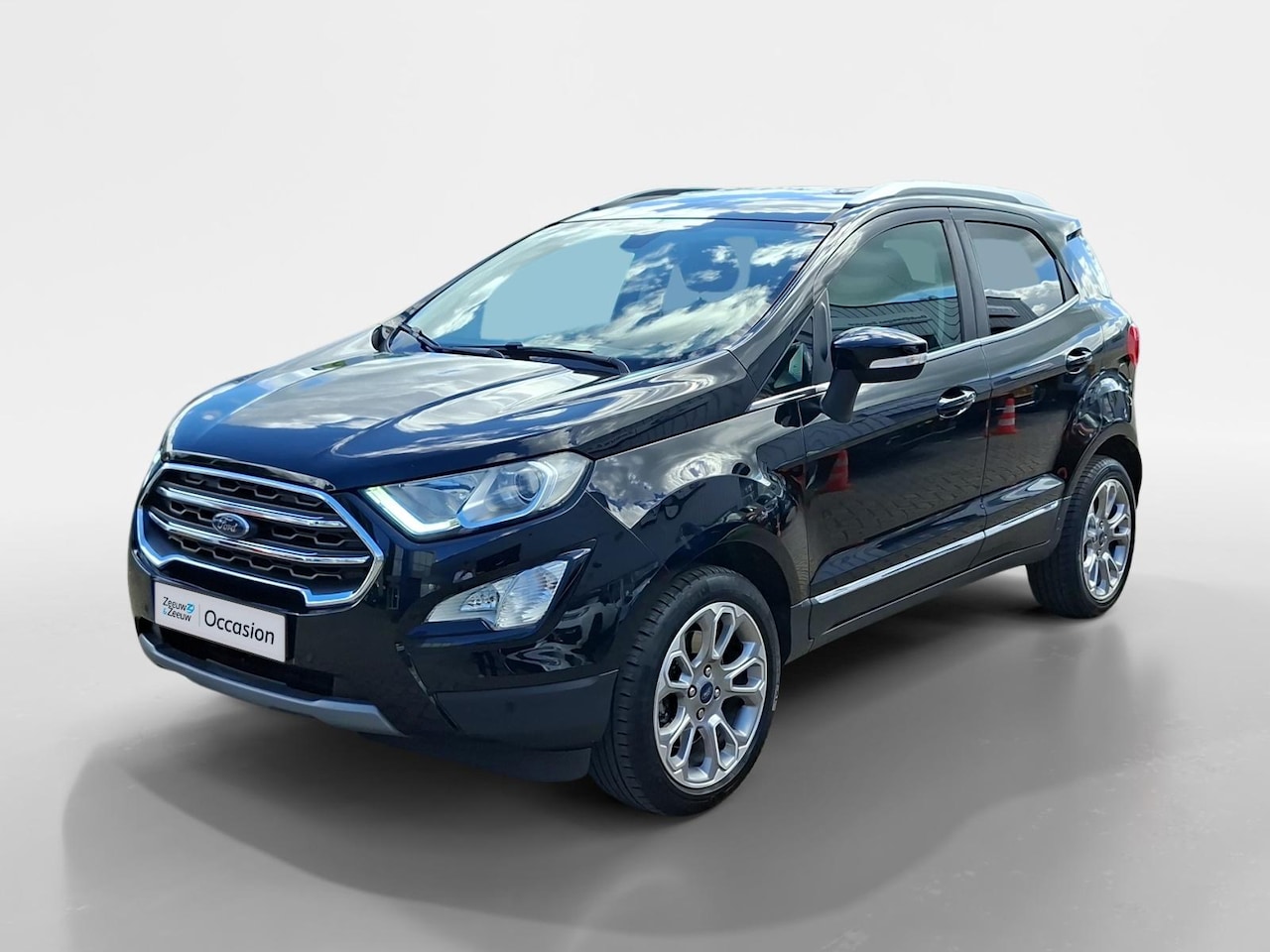 Ford EcoSport - 1.0 EcoBoost Titanium | Dealer onderhouden | Stoel- stuur en voorruitverwarming | Navigati - AutoWereld.nl