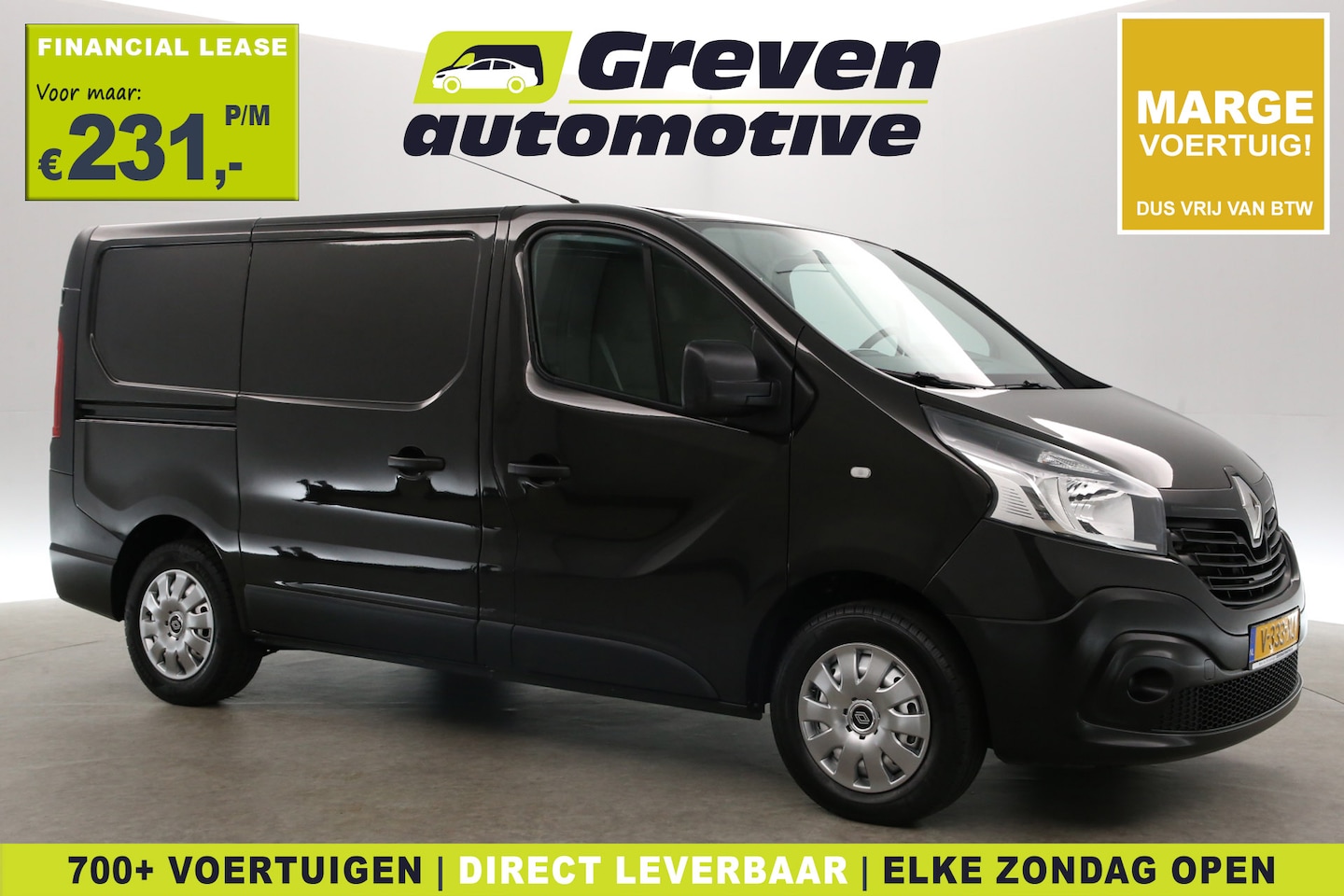 Renault Trafic - 1.6 dCi L1H1 | Marge | Airco | Cruise | 3 Zits | Navi | Parkeersens. - AutoWereld.nl