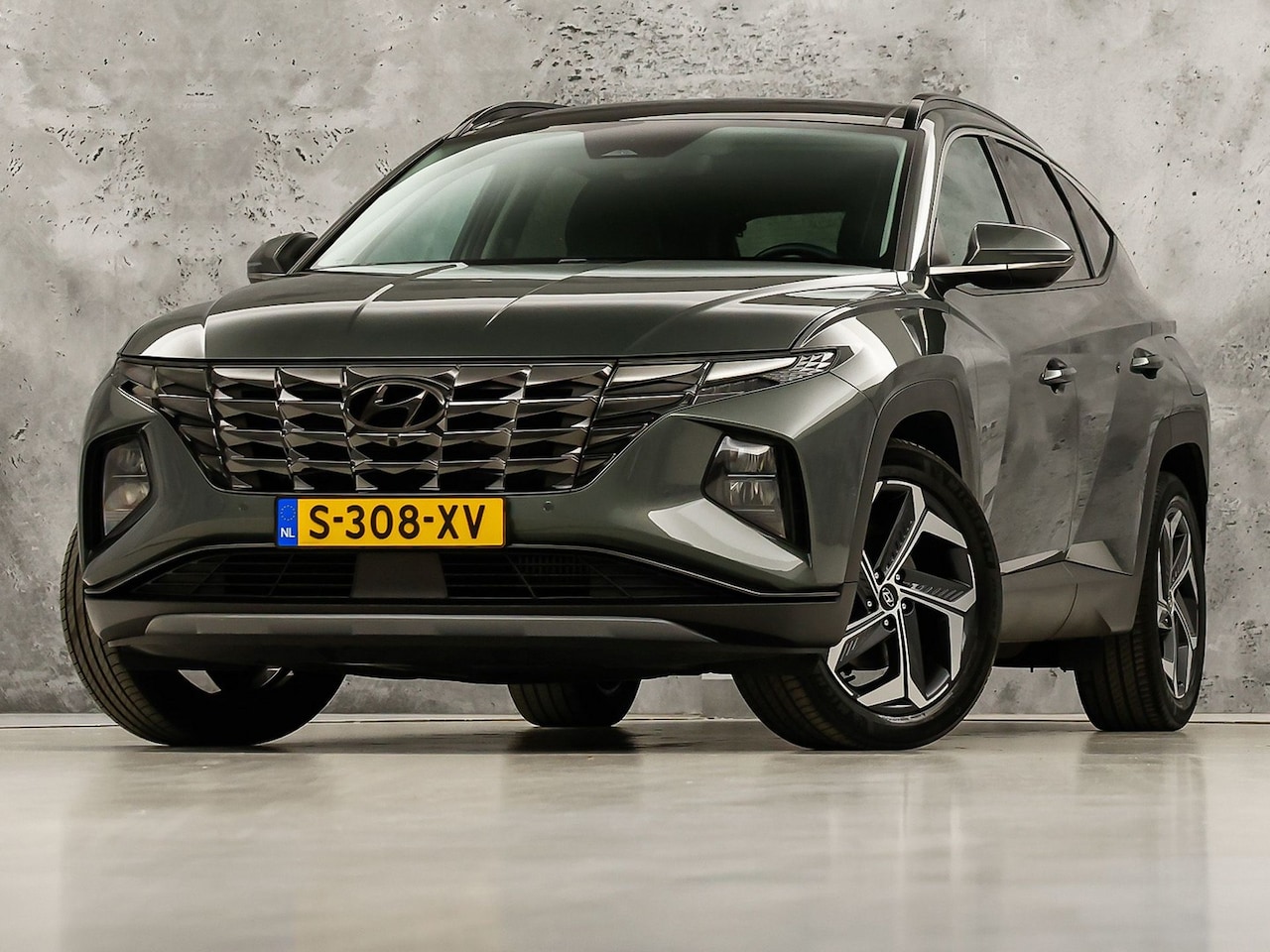 Hyundai Tucson - 1.6 T-GDI HEV Premium Sky 230Pk Automaat (PANORAMADAK, STOELKOELING/VERWARMING, KRELL AUDI - AutoWereld.nl