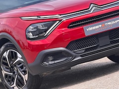 Citroën C4 Berline - 1.2 Puretech Shine Automaat - Rouge Elixir - Hype Black Leder/Stuur-stoelverwarming/Camera
