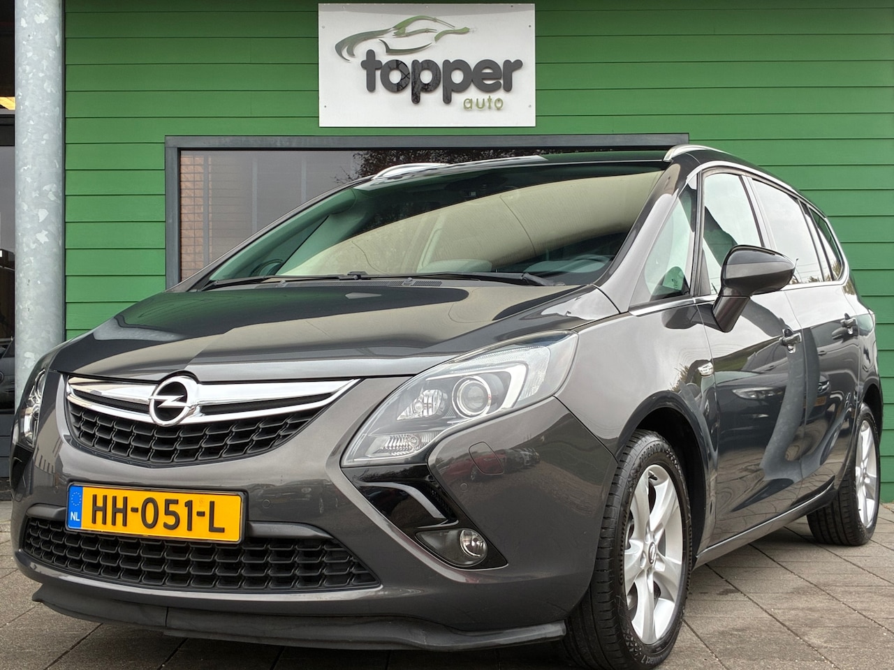 Opel Zafira Tourer - 1.6 Cosmo 7p.|Automaat|Navigatie|Airco|Stuur/Stoel Verw.|Trekhaak|Goed Onderhouden|CruiseC - AutoWereld.nl