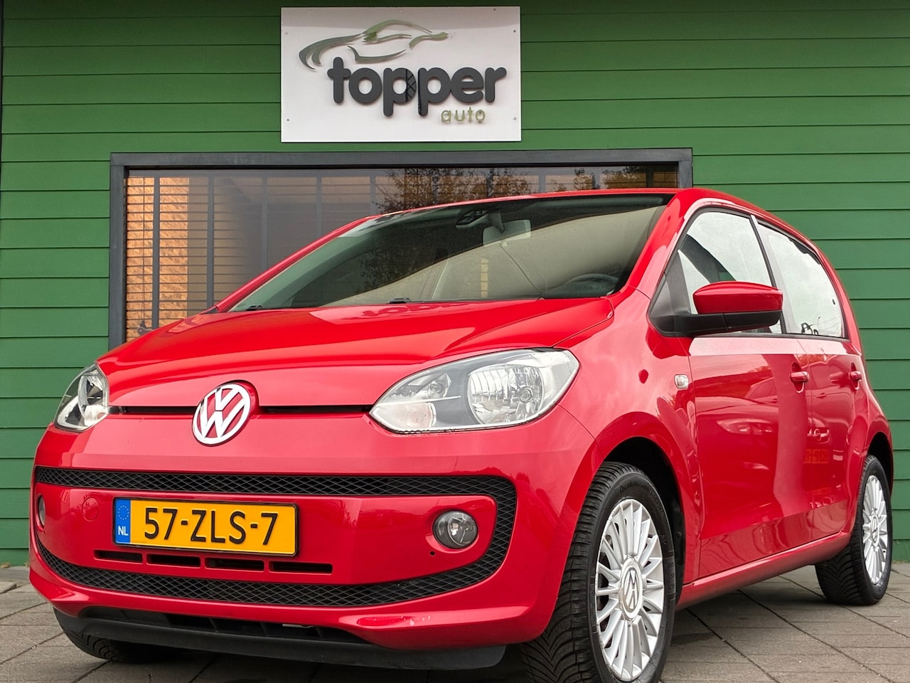 Volkswagen Up! - 1.0 high up!|Automaat|Airco|Elektr.ramen|LM-Velgen|Nieuwe APK|NAP| - AutoWereld.nl