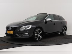 Volvo V60 - 2.0 T4 Business Sport R-Design | Trekhaak | Schuif-/Kanteldak | Org NL | Leer | Sportstoel