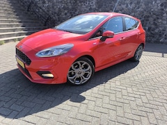 Ford Fiesta - 1.0 EcoBoost Hybrid ST-Line 125PK, carplay, cruise + climate control, Dab+ audio, Navi, 1e
