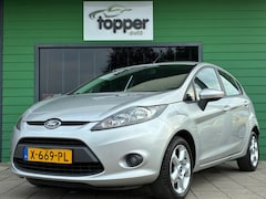 Ford Fiesta - 1.25 Ghia|D-riem v.v.|Trekhaak|Airco|Elektr.ramen|LM-Velgen|Nieuwe APK|