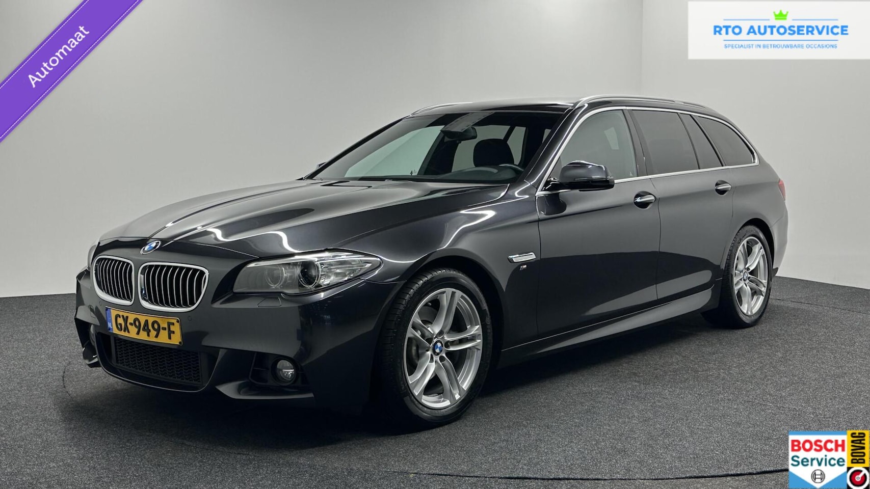BMW 5-serie Touring - 520i Executive M Sport CRUISE LM TREKHAAK NAVI ECC. - AutoWereld.nl