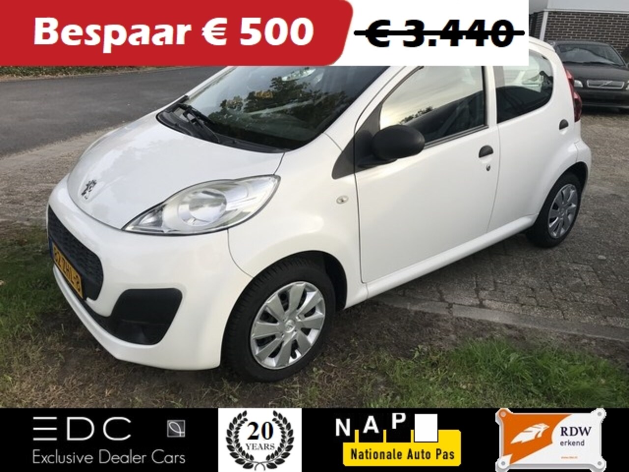 Peugeot 107 - 1.0 Airco | 5-Deurs | Facelift | NAP | 2e Eigenaar Etc. - AutoWereld.nl