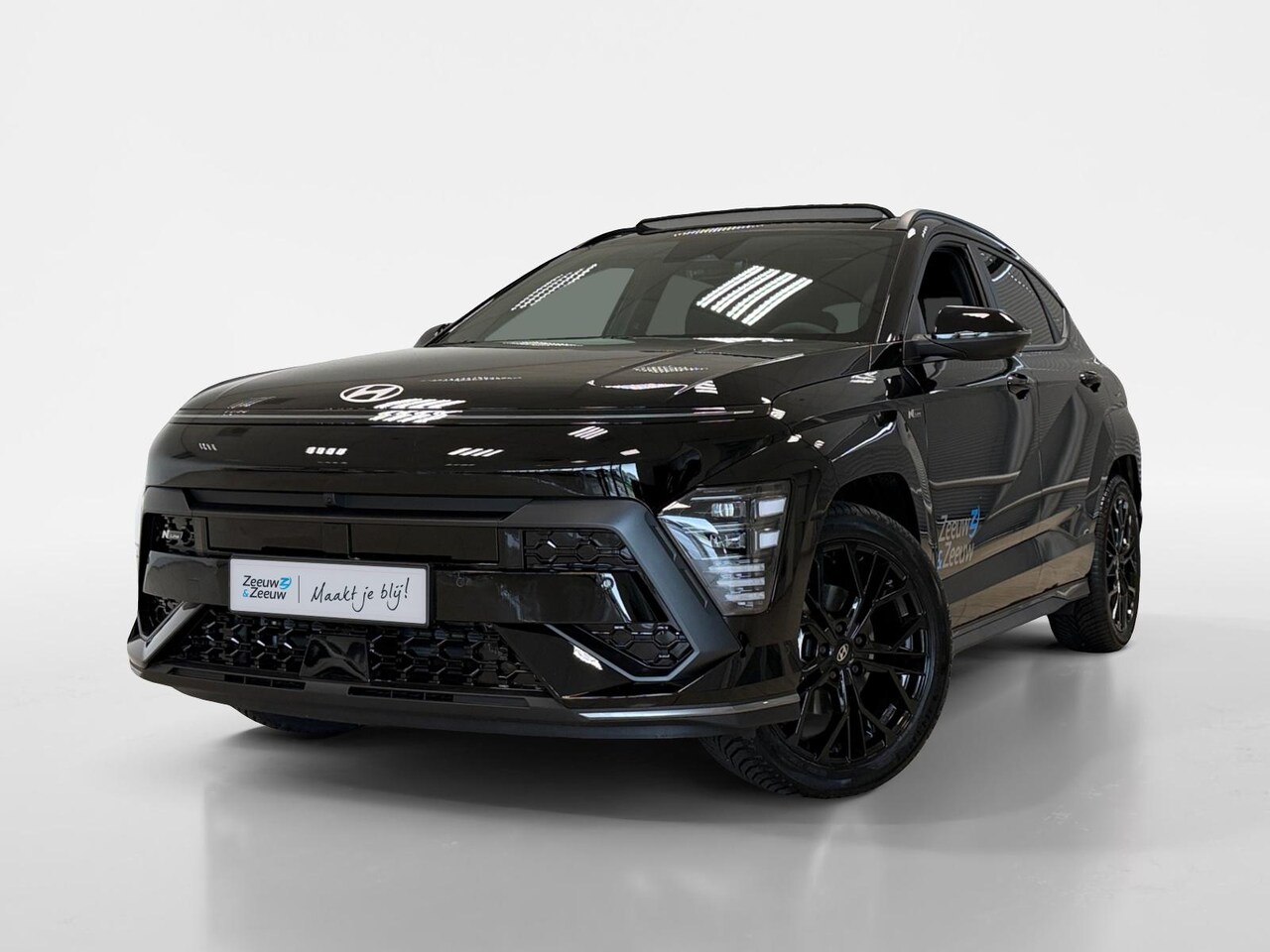 Hyundai Kona - 1.6 HYBRID | N-LINE SKY | BLACK EDITION | 19'' VELGEN | - AutoWereld.nl
