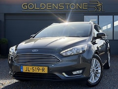 Ford Focus Wagon - 1.0 Titanium ✓2e Eigenaar✓125pk✓Trekhaak✓6 Bak✓Dealer Onderhouden✓Navi✓Clima✓Cruise✓Pdc V+