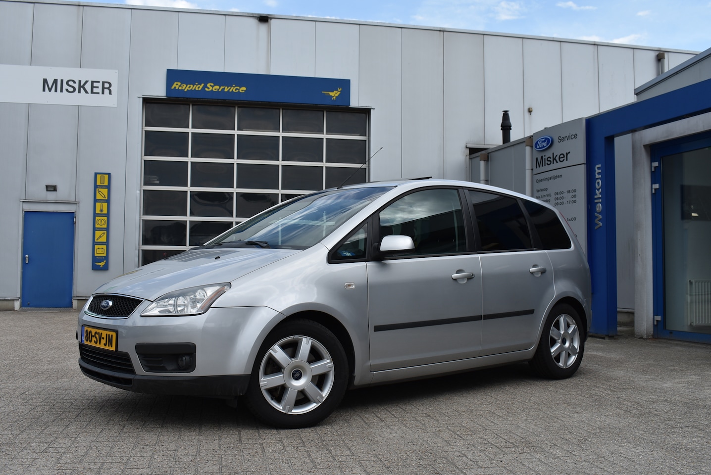Ford Focus C-Max - 2.0-16V Futura ZEER UNIEK 145 pk elec. S/K dak slechts 80.800km tekst lezen aub - AutoWereld.nl