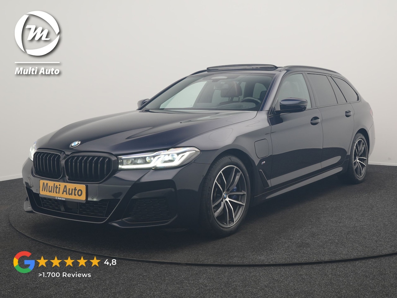 BMW 5-serie Touring - 530e M Sport PHEV 293pk Dealer O.H | Trekhaak Af Fabriek | Panodak | Head Up | 360 Camera - AutoWereld.nl