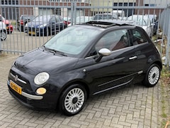 Fiat 500 - 1.2 Lounge AUTOMAAT Panorama l Airco l LEER l MTF-stuur l Bleu and me l NL AUTO NAP l DEAL