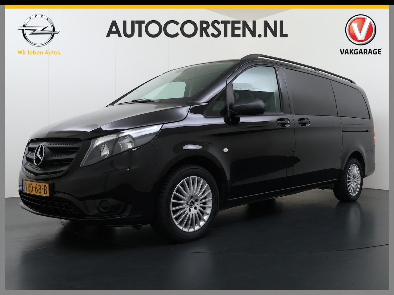 Mercedes-Benz Vito Tourer - 114CDI Automaat Lang Dubbele Cabine Tourer 6-Persoons 2X Schuifdeur Euro 6 Airco Bluetooth - AutoWereld.nl