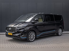 Ford Transit Custom - AWD | Dubbel Cabine | zwarte hemelbekleding | bruin leder | 19'' velgen | zeer compleet |