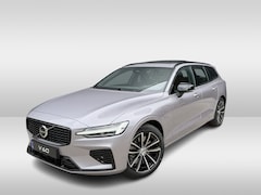 Volvo V60 - 2.0 T6 Plug-in hybrid AWD Plus Dark Voorraad Voordeel | Premium | Off black hemelbekleding