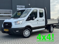 Ford Transit - 350 2.0 TDCI L2H1 DC Trend 4WD | Open laadbak | Bluetooth | Kunstleder | 7-pers | Cruise|