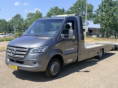 Mercedes-Benz Sprinter - 519 3.0 CDI L3 EURO VI-D Tijhof Aluliner oprijwagen full optie met aanhanger