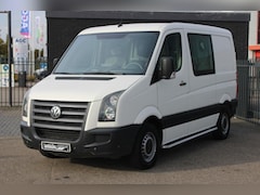 Volkswagen Crafter - 2.5 TDI 136 pk Dubbel Cabine L1 Airco, Trekhaak Cruise Control, Sidebars, Youngtimer, 6-Zi