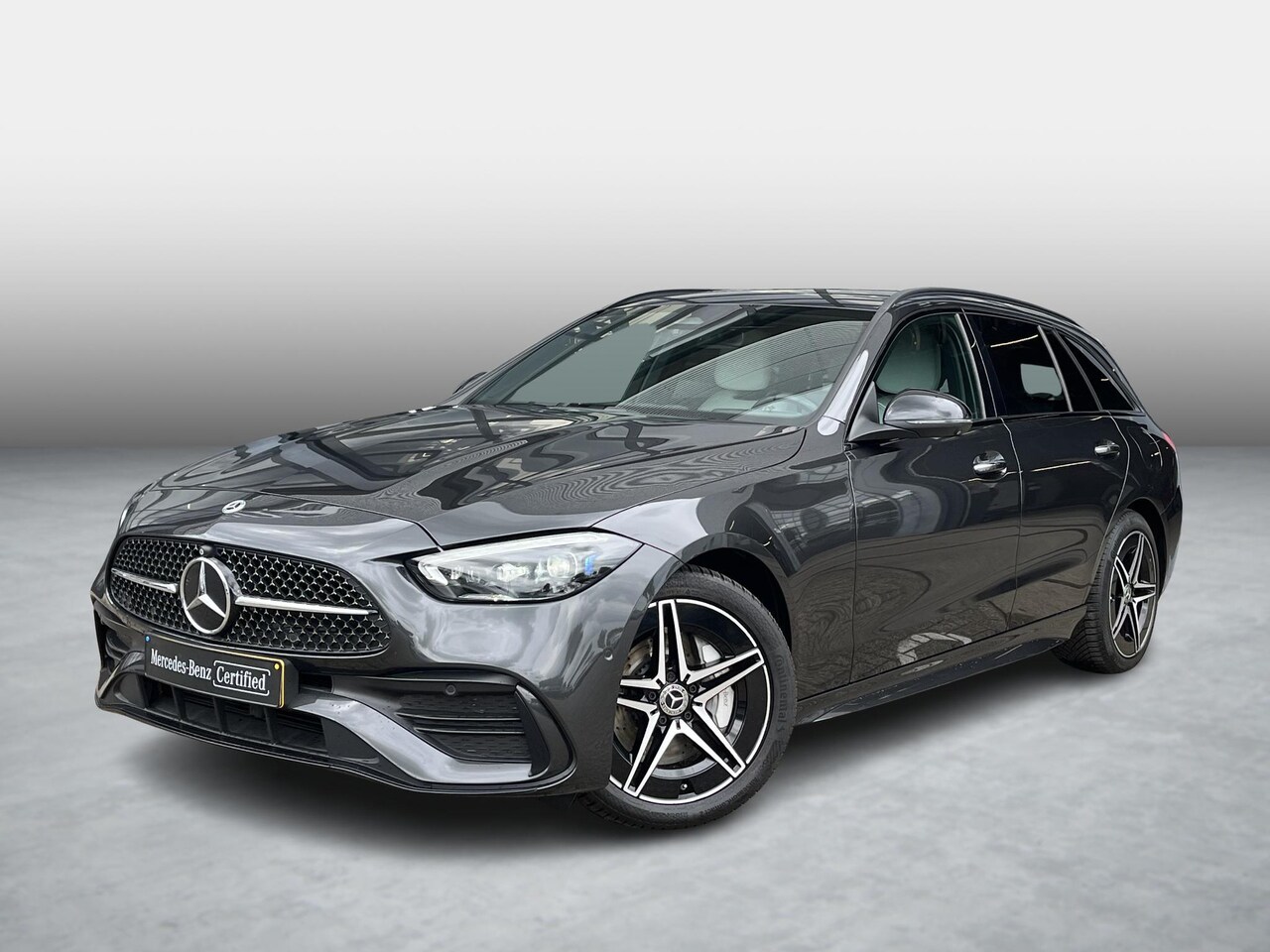 Mercedes-Benz C-klasse Estate - 300 e AMG Line | Wit Leder | Memory | Panoramadak - AutoWereld.nl