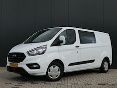Ford Transit Custom - 300 2.0 TDCI L2H1 Trend DC | Dubbele Cabine | 6 Persoons | Navigatie | Trekhaak | Verwarmd