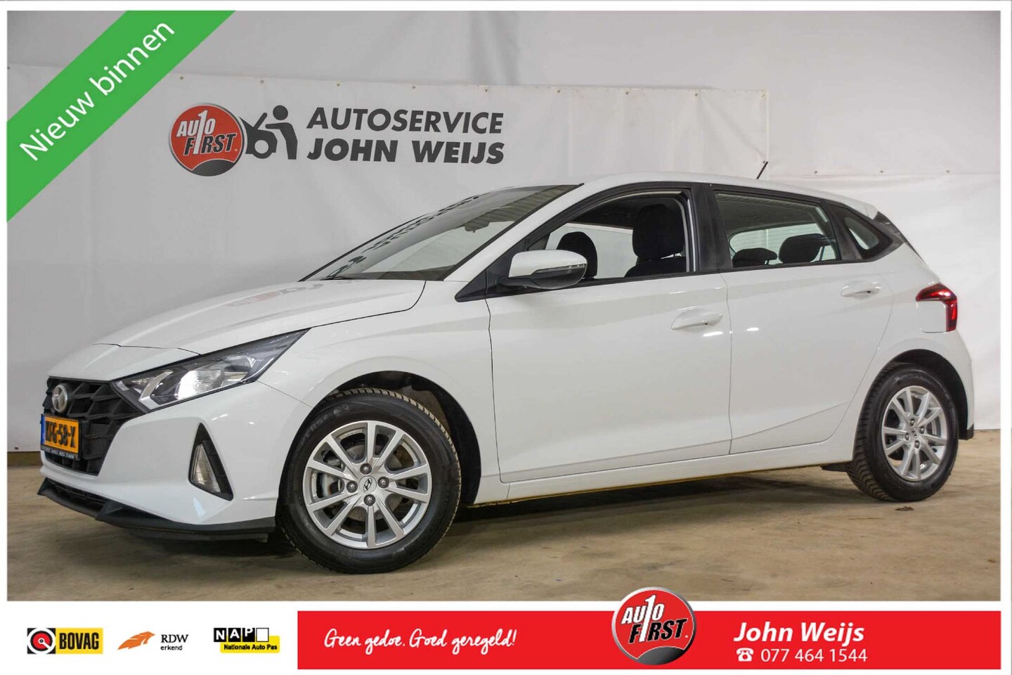 Hyundai i20 - 1.2 MPI i-Motion airco, stoelverwarming voor - AutoWereld.nl