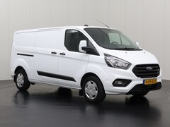 Ford Transit Custom - 2.0TDCi 130PK Lang | Achterdeuren | Multimedia | 3-Zits | Betimmering | Airco | Cruise