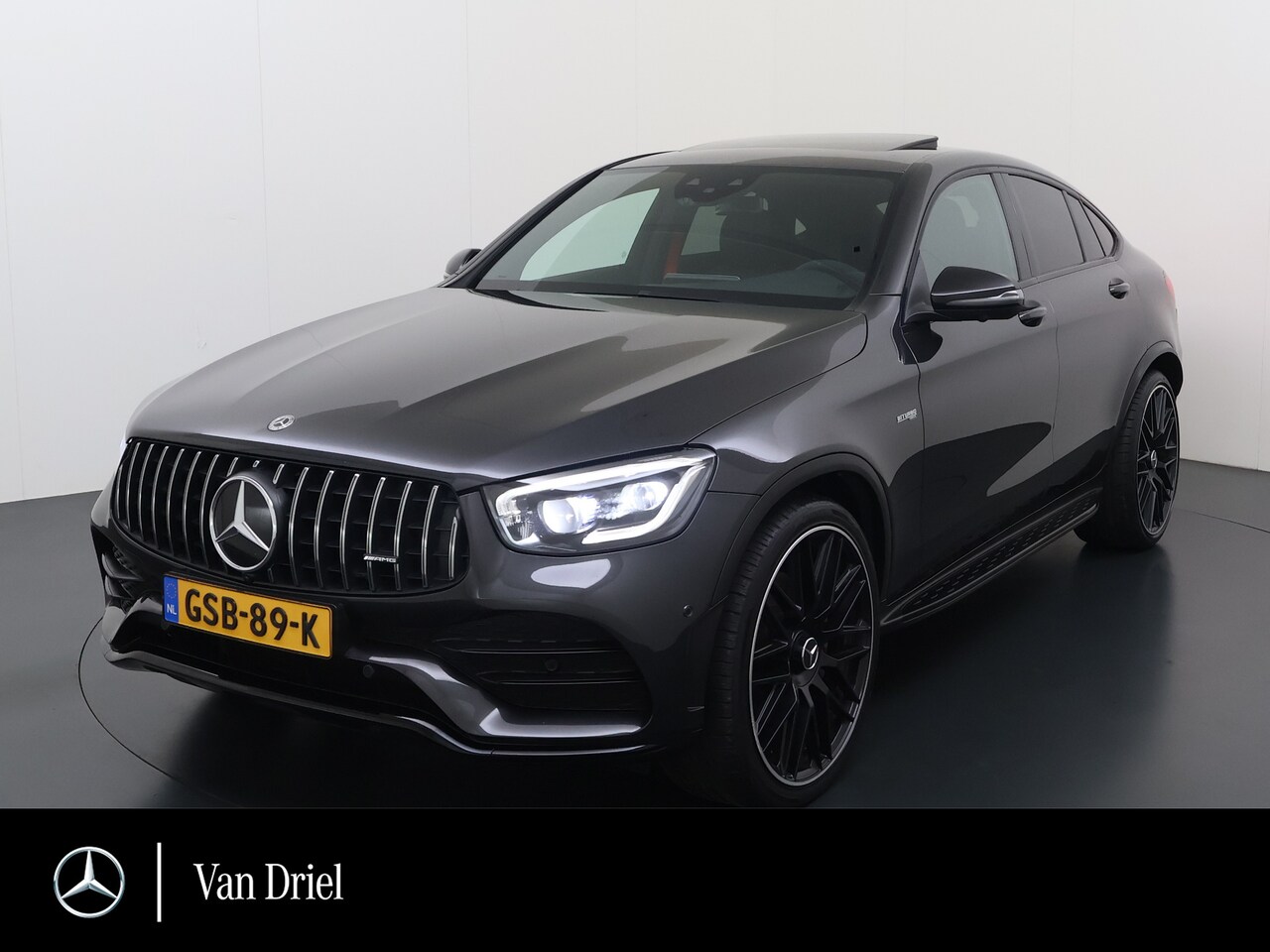 Mercedes-Benz GLC-klasse Coupé - GLC AMG 43 4M Coupé | Schuifdak Multibeam Trekhaak Burmester Memory - AutoWereld.nl