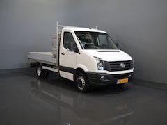 Volkswagen Crafter - 35 2.0 TDI Open laadbak/ Kipper/ Tacho/ Dubbel lucht/ 3.5t Trekverm./ Gev.stoel/ Cruise/ A