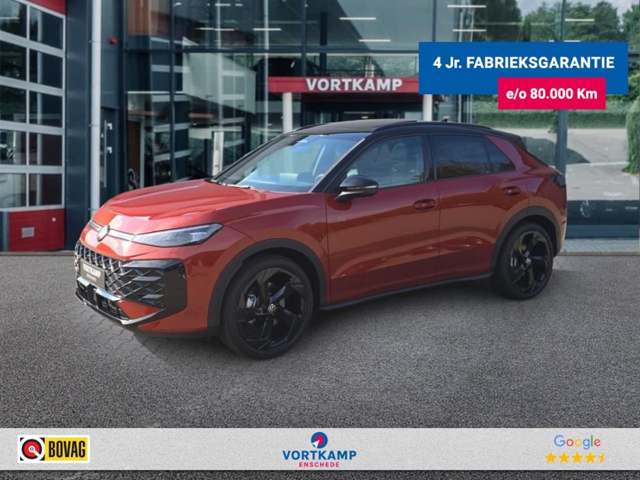 Volkswagen T-Roc - 1.5 eTSI R-LINE PANO-DAK/LEDER/TREKHAAK/CAMERA/E-KLEP/ACC/MEM/H+K/STOELVERW - AutoWereld.nl