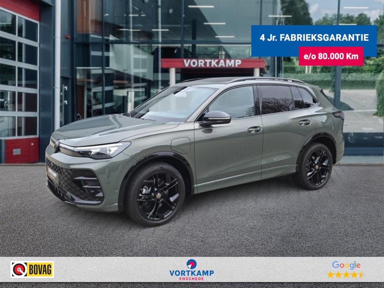 Volkswagen Tiguan - 1.5 TSI eHYBRID R-LINE PANO-DAK/TREKHAAK/CAMERA/E-KLEP/ACC/STOEL+STUURVERW - AutoWereld.nl