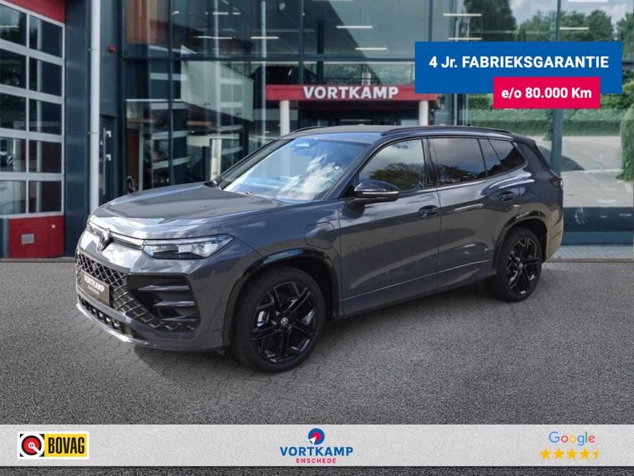 Volkswagen Tayron - 1.5 TSI eHYBRID 272 PK R-LINE BLACK-STYLE TREKHAAK/360CAMER/E-KLEP/CARPLAY/IQ-LIGHTS - AutoWereld.nl
