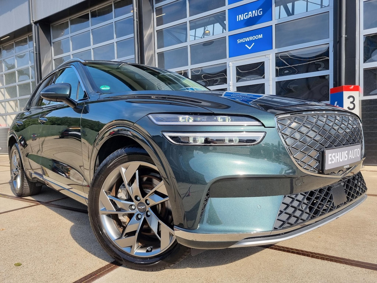 Hyundai Genesis - Electrified GV70 AWD Sport 490pk Dual Motor / NAPPA LEER / 20 INCH / SOH 96,9% - AutoWereld.nl