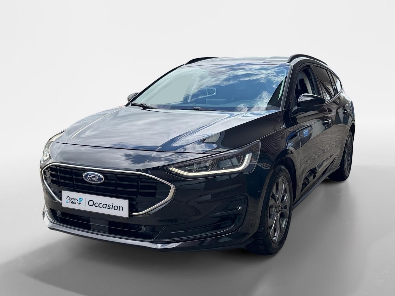 Ford Focus Wagon - 1.0 EcoBoost Hybrid Titanium | Trekhaak | Stoel, stuur en voorruitverwarming | Cruise | Cl - AutoWereld.nl