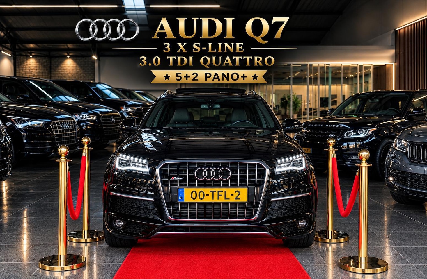 Audi Q7 - 3 X S-Line 3.0 TDI QUATTRO 5+2 PANO+ - AutoWereld.nl