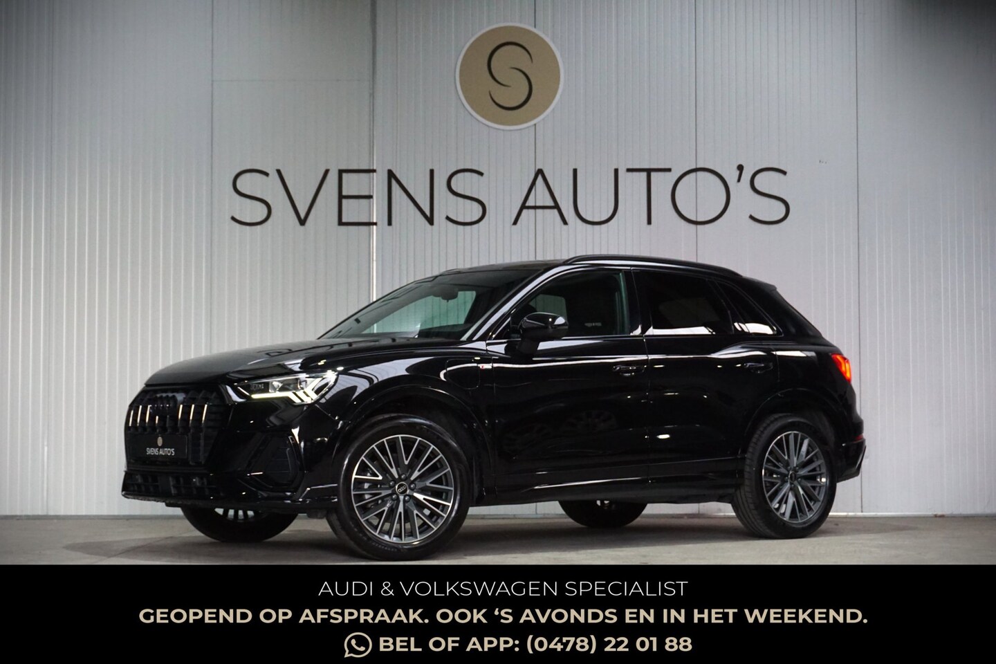 Audi Q3 - 45 TFSIe S-Line Black Ed. Trekhaak|Camera|Keyless|ACC|Sfeer - AutoWereld.nl