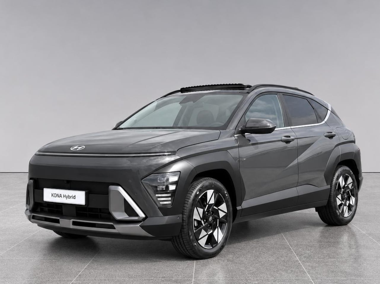 Hyundai Kona - 1.6 GDI HEV Premium Sky | SCHUIF/KANTELDAK | FULL LED | PREMIUM LEDER | ADAPTIVE CRUISE | - AutoWereld.nl