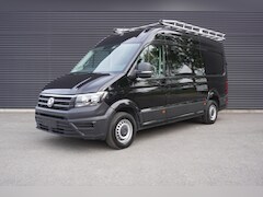 Volkswagen Crafter - 140pk L3H3/L2H2 Navigatie Airco Apple Carplay Imperiaal Werkplaats inrichting 3-Zits