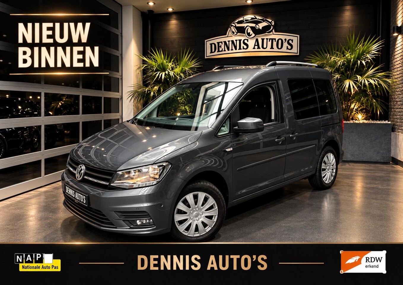 Volkswagen Caddy - 1.4 TSI Trendline automaat! Volkswagen Caddy 1.4 TSI Trendline 7persoons automaat! - AutoWereld.nl