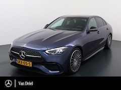 Mercedes-Benz C-klasse - C 180 AMG Line Night | Memory Dodehoek GUARD 360° Carplay Camera Sfeerverlichting