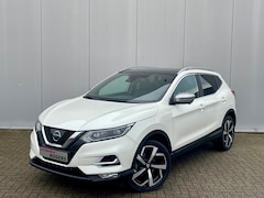 Nissan Qashqai - 1.2 Tekna Plus Navigatie, Panoramadak, Leder, 19"Lm, 360 Camera, Stoel/Voorruitverwarming